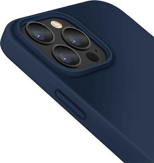 Uniq Lino Back Cover Σιλικόνης Marine Blue (iPhone 13 Pro Max)