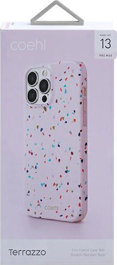 Uniq Coehl Terrazzo Protective Back Cover Σιλικόνης 2mm Blush Pink (iPhone 13 Pro Max)