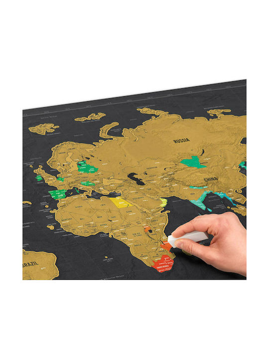 Luckies Office Decorative Scratch Map 59x59cm