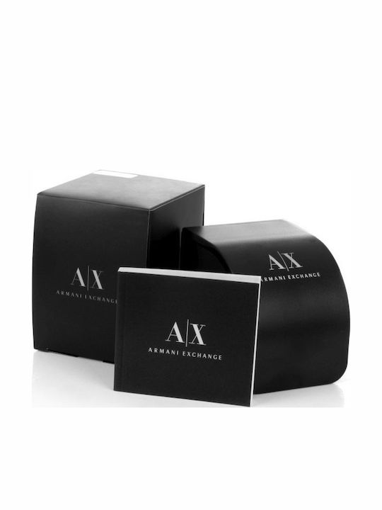 Armani Exchange Connected Hybrid Hampton Ceas Barbati 46mm Baterie Cu Brățară Din Oțel Inoxidabil Neagră
