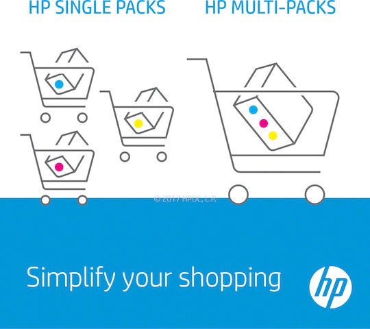 HP 72 Original InkJet Printer Ink Cyan / Magenta (C9383A)