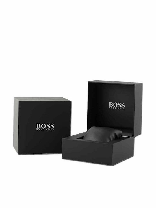 Boss Pilot Men's Watch 44mm Chronograph Battery with Black Metal Bracelet