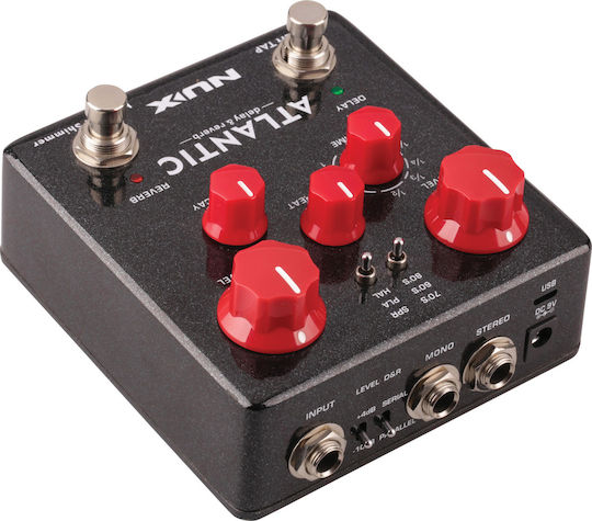 NUX Πετάλι Delay / Reverb Ηλεκτρικής Κιθάρας Atlantic