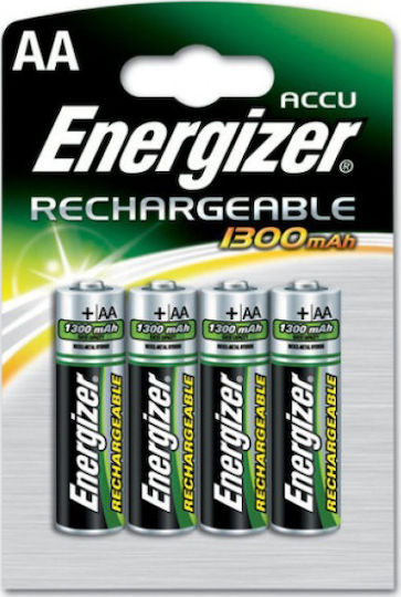 Energizer Universal Επαναφορτιζόμενες Μπαταρίες AA Ni-MH 1300mAh 1.2V 4τμχ