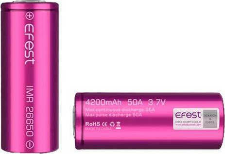 Efest Baterie Reîncărcabilă 26650 Li-ion 4200mAh 3.7V 1buc