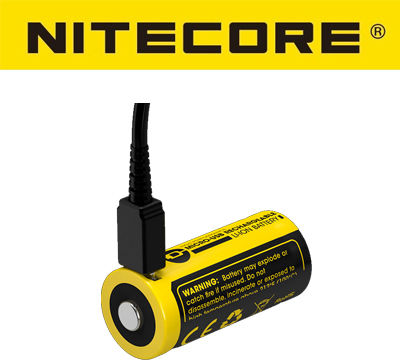 NiteCore NL1665R Презареждаща батерия 16340 Li-ion 650mAh 3.6V 1бр