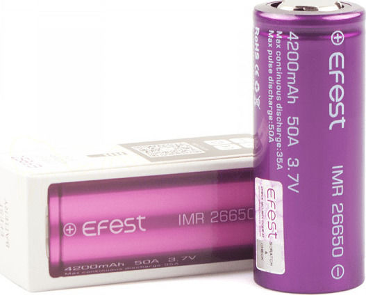 Efest Baterie Reîncărcabilă 26650 Li-ion 4200mAh 3.7V 1buc