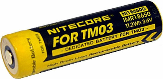 NiteCore 9060110671 Επαναφορτιζόμενη Μπαταρία 18650 Li-Mn 3100mAh 3.6V 1τμχ