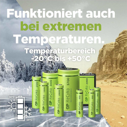 GP Batteries ReCyko Baterie Reîncărcabilă 9V Ni-MH 200mAh 1buc