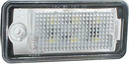 M-Tech Kennzeichenbeleuchtungen LED für Audi A3 / A4 / Q7 2Stück