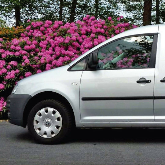 Croatia Cover Комплект тапи за колела на автомобил VW Caddy/Polo/Golf с Марка Фолксваген 4бр 14" Сребрист