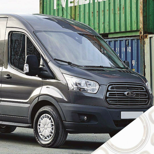 Croatia Cover Auto Radkappen Set Ford New Transit mit Marke Auto 4Stück 16" Silber