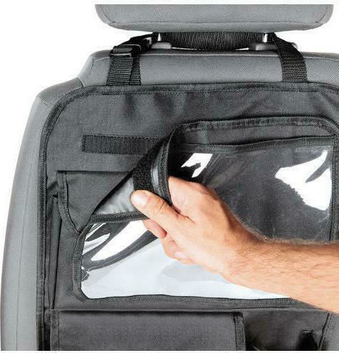 Lampa Car Back Seat Organizer με Διάφανη Θήκη Στήριξης για Tablet & 3 Τσέπες