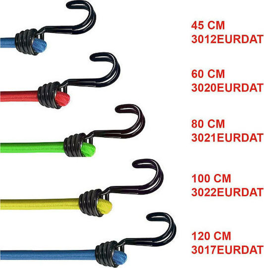 Master Lock Χταπόδι Αποσκευών Αυτοκινήτου 80cm με Διπλό Γάντζο Πράσινο 2τμχ