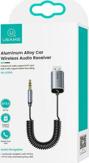 Usams Bluetooth Αυτοκινήτου US-SJ504 για το Ηχοσύστημα (Audio Receiver)