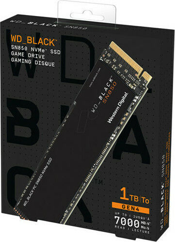 Western Digital Black SN850 SSD 1TB τύπου M.2 με σύνδεση PCI Express 4.0 (PS5 Compatible) WDS100T1X0E