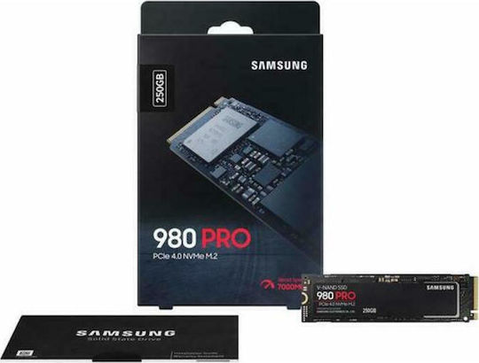 Samsung 980 Pro SSD 250GB M.2 NVMe PCI Express 4.0 MZ-V8P250BW