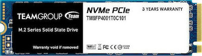 TeamGroup MP34 SSD 1TB τύπου M.2 με σύνδεση PCI Express 3.0 TM8FP4001T0C101