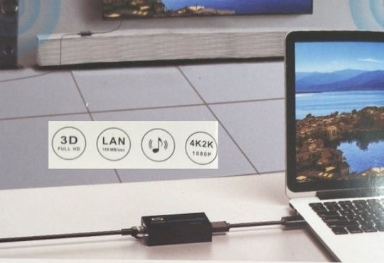 Andowl Q-HD6 Converter HDMI female to RJ-45 female 1pcs
