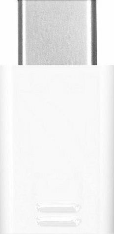 Samsung Μετατροπέας USB-C male σε micro USB female Λευκό 1τμχ GH98-40218A