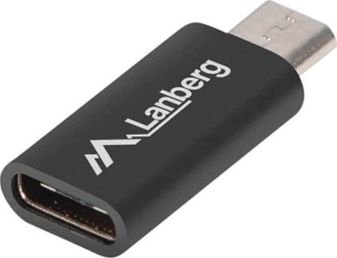 Lanberg Μετατροπέας USB-C male σε micro USB female 1τμχ AD-UC-UM-02