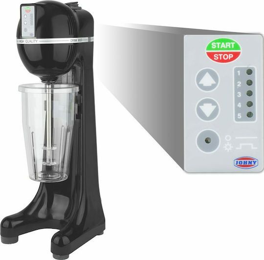 Johny Επαγγελματική Φραπιέρα AK/2-5TA ECO Black 400W με 5 Ταχύτητες