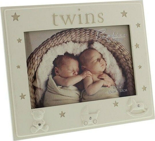 Bambino Mio Wooden Photo Frame Twins 15x10cm
