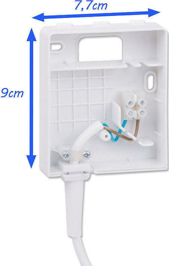 First Austria Audrey White Hotel Hair Dryer 1.2kW with Spiral Cable up to 2cm