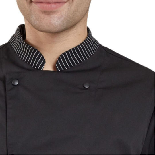 Axon Mantel Koch Unisex Schwarz mit Langärmelig Julienne