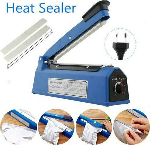 Grill Market PFS-200 Commercial Bag Sealer Πλαστικό 300W for Maximum Length 200mm