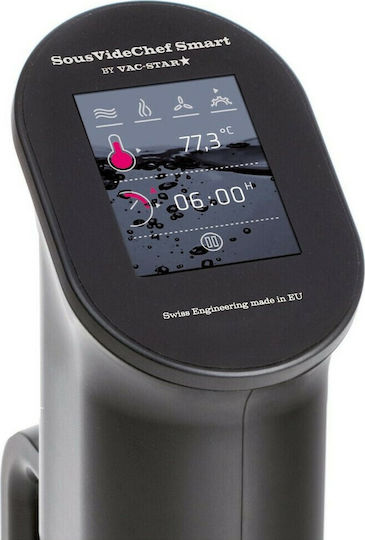 Vac-Star Home Συσκευή για Sous Vide Ανοιχτού Τύπου 1.3kW 8.5x18x36.5cm