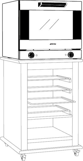 Smeg Alfa 43X Elektrischer Ofen 3kW ALFA43X