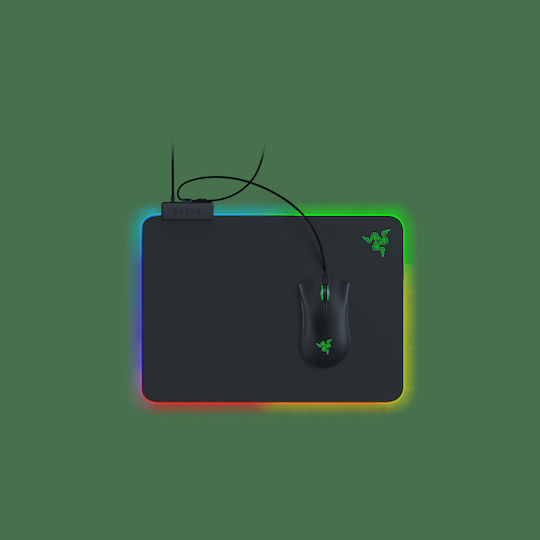 Razer Firefly V2 Gaming Mouse Pad Medium 335mm with RGB Lighting via USB Black RZ02-03020100-R3M1