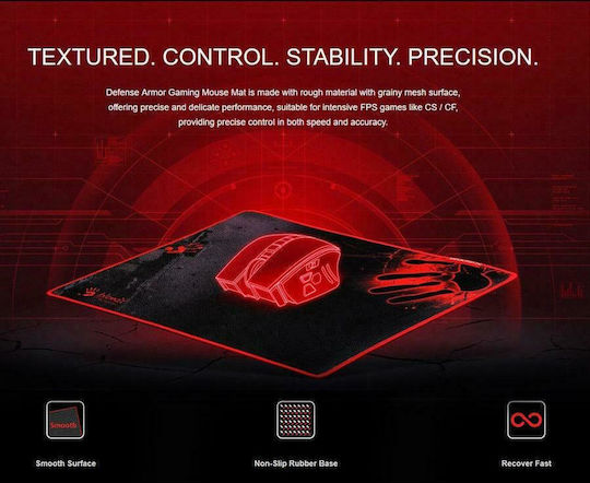 A4Tech Bloody B-081S Gaming Mouse Pad Medium 350mm Black A4TPAD46845