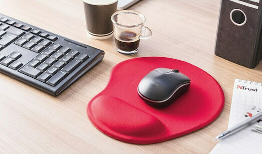 Trust Bigfoot Gel Mouse Pad (205mm) with Wrist Support Red 20429
