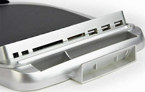 Gembird USB Combo Mouse Pad Medium (322mm) με Στήριξη Καρπού Γκρι MP-UC1