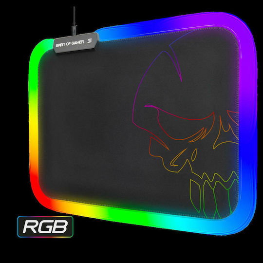 Spirit of Gamer RGB Gaming Mouse Pad (300mm) με RGB Φωτισμό Μαύρο SOG-PADMRGB