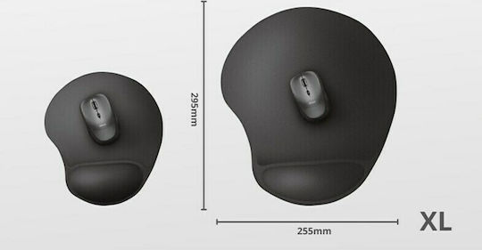 Trust Bigfoot Gel Mouse Pad (295mm) With Black Wrist Support 23728