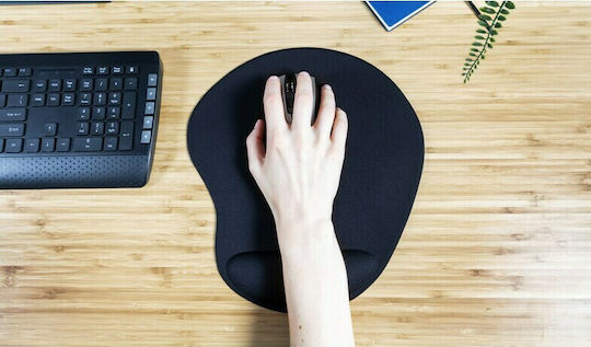 Trust Bigfoot Gel Mouse Pad (295mm) With Black Wrist Support 23728