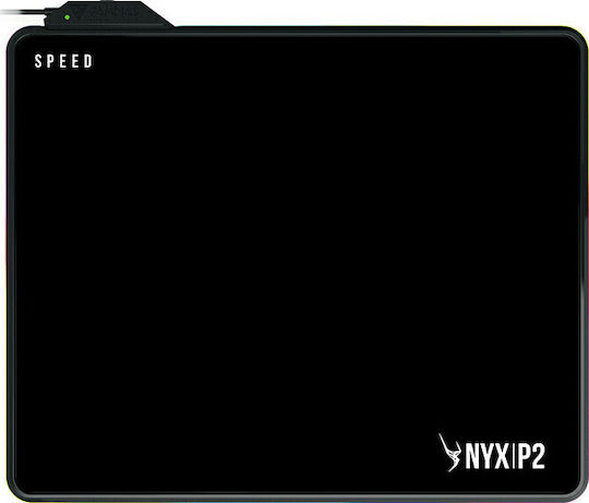 Gamdias NYX P2 RGB Gaming Mouse Pad Medium (360mm) με RGB Φωτισμό Μαύρο