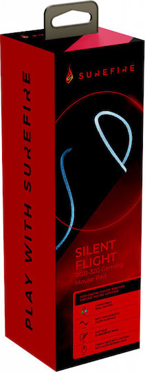 SureFire Silent Flight RGB Gaming Padel Pentru Mouse Mediu (320mm) Cu Iluminare RGB Negru 48812