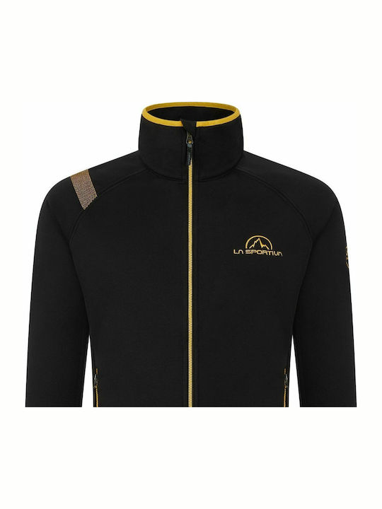 Herren Fleecejacke Schwarz