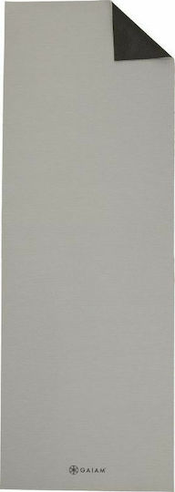Gaiam Granite Storm Exercise Mat Gray (173x61x0.6cm)