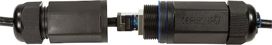 LogiLink S/FTP Cat.6a (Gigabit) Καλώδιο Δικτύου Ethernet εξωτερικού χώρου 15m Μαύρο