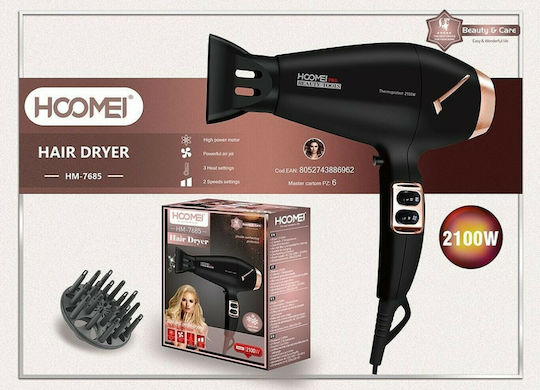 Hoomei Professionell Haartrockner 2100W