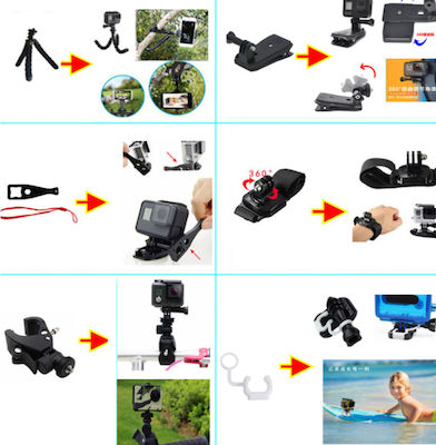 Accessory Kit WDL 58IN1 for Action Cameras