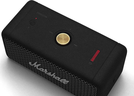 Marshall Emberton Αδιάβροχο Ηχείο Bluetooth 20W με Διάρκεια Μπαταρίας έως 20 ώρες Μαύρο