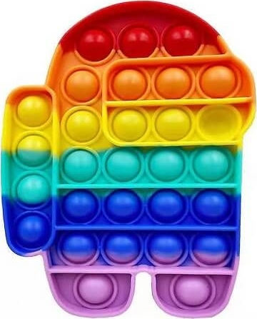 Pop it Fidget Silikon Mehrfarbig