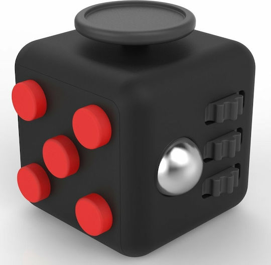 Anti Stress Fidget Cube 6 Sides Пластмасов Черен