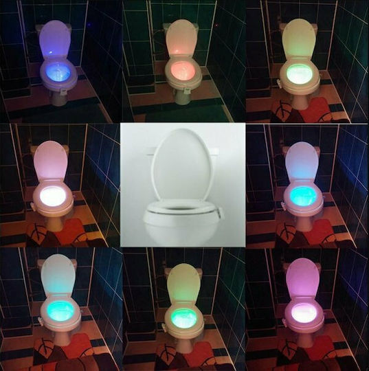 LED Bathroom with 8 Colours in Gray Color LIGHTBOWL